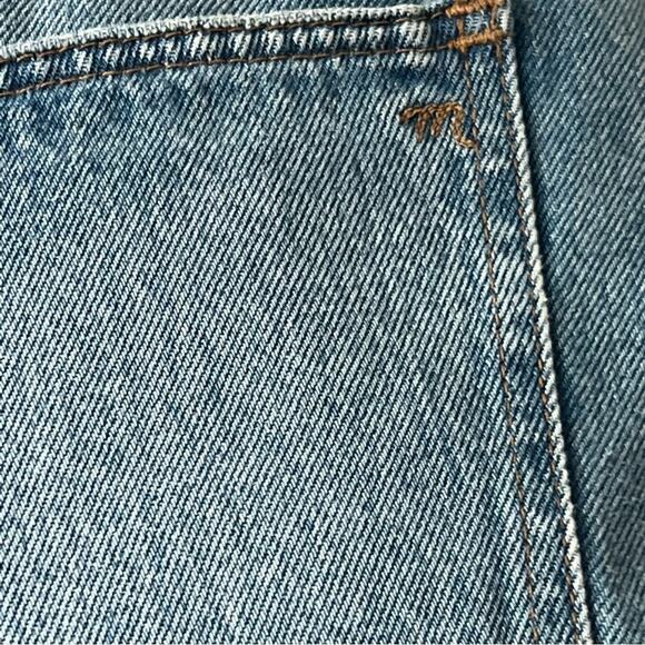 Madewell Relaxed Denim Distressed Raw Hem Jeans Shorts Size 18W - Picture 7 of 15